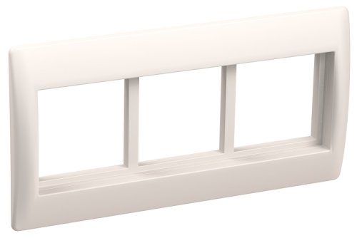 Рамка-суппорт для кабель-канала IEK Праймер 3-м. 6 мод. белый фото Рамка-суппорт для кабель-канала IEK Праймер 3-м. 6 мод. белый картинка